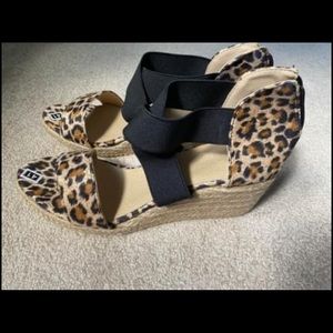 Leopard Print Wedges